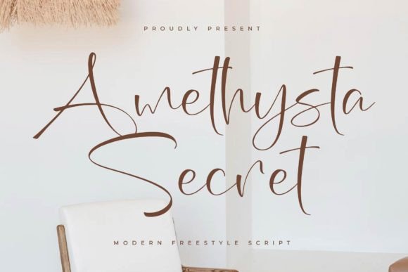 Amethysta Secret Font for Web Design