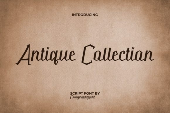 Antique Collection Font for Business Style