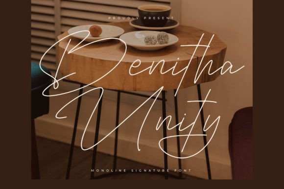 Benitha Unity Font for Craft Projects