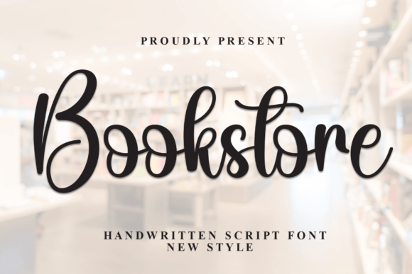 Bookstore Font for Stylish Design