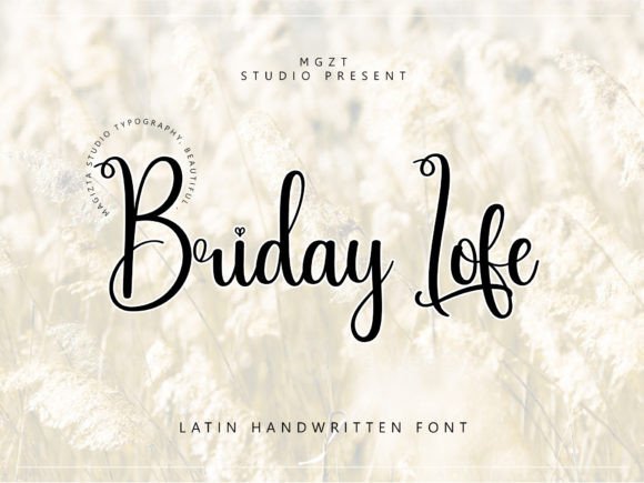 Briday Lofe Font for Elegant Campaigns
