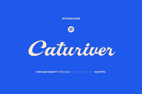 Caturiver Font: Vintage Script for Editorial Design