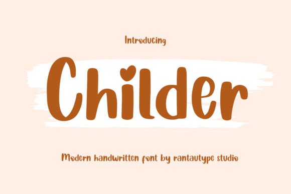 Childer Font for Elegant Branding