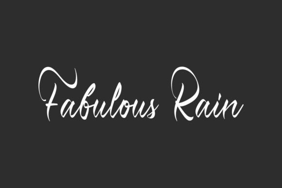 Fabulous Rain Font Review