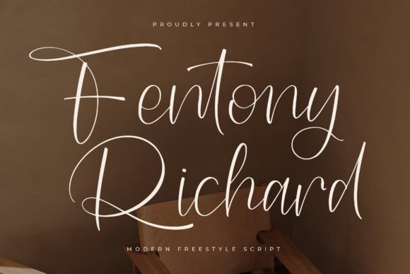 Fentony Richard Font: Elegant Script for Digital Design