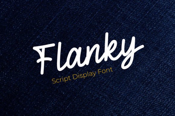 Flanky: A Script Font for Elegant Branding