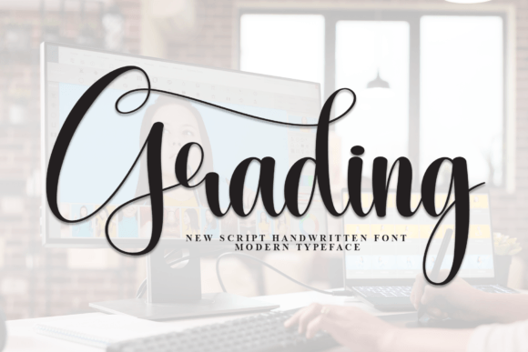 Grading: A Stylish Font for Business Branding