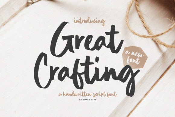 Great Crafting Font for Business