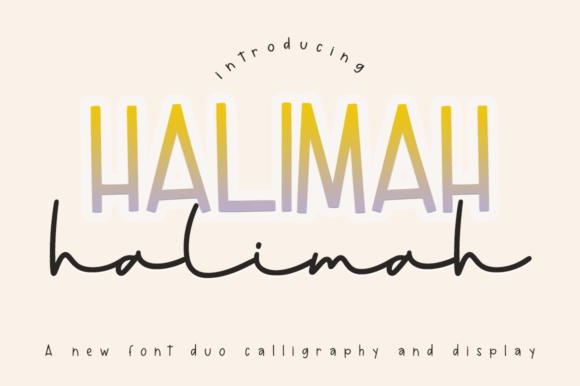 Halimah Font: Elegant Script for Editorial Design