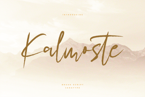 Kalmoste: A Script Handwritten Font for Elegant Branding