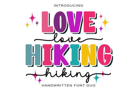 Love Hiking Duo Font