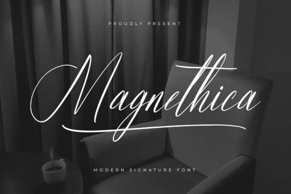Magnethica: A Stylish Handwritten Font