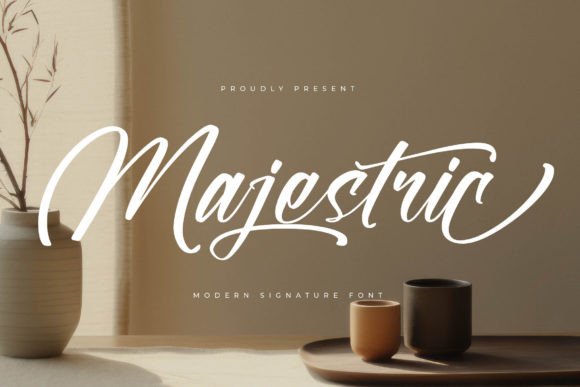 Majestric: A Stylish Script Font