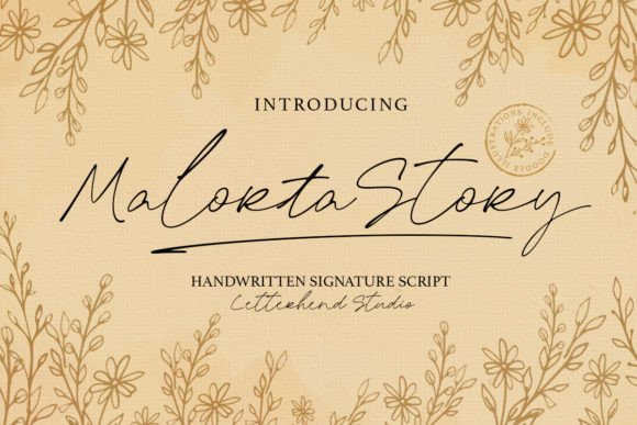 Malorta Story Font for Elegant Design