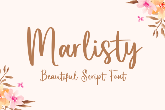Marlisty Font: Elegant Script Typography
