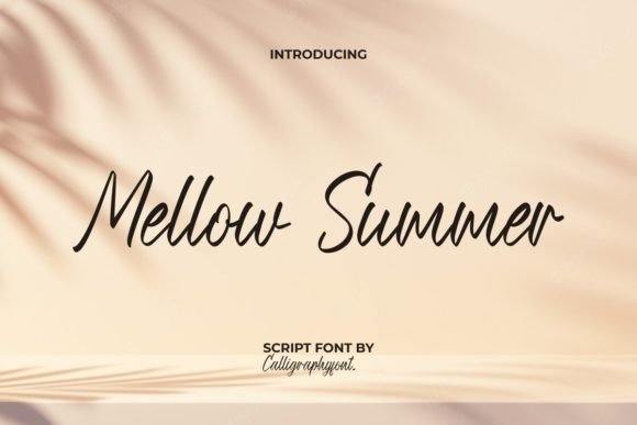 Mellow Summer Font for Summer Design