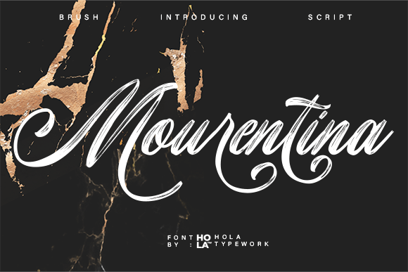 Mourentina: A Handwritten Font for Creative Makers