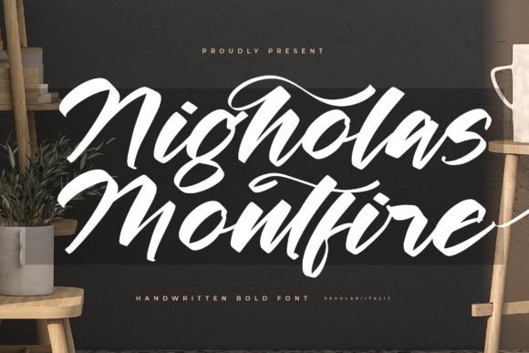 Nigholas Montfire Font for Creative Projects