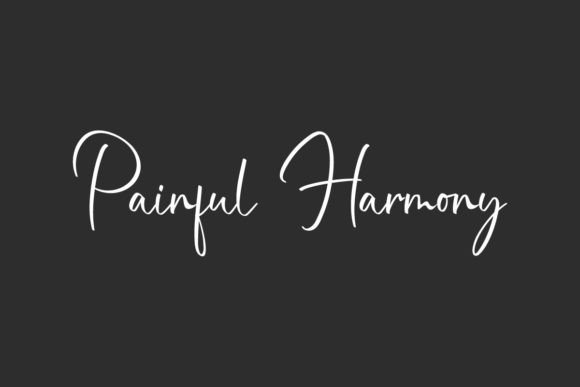 Painful Harmony Font for Creative Design