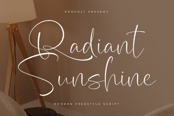 Radiant Sunshine Font for Elegant Branding