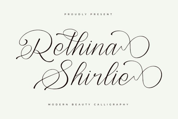 Rethina Shirlie Font for Elegant Branding