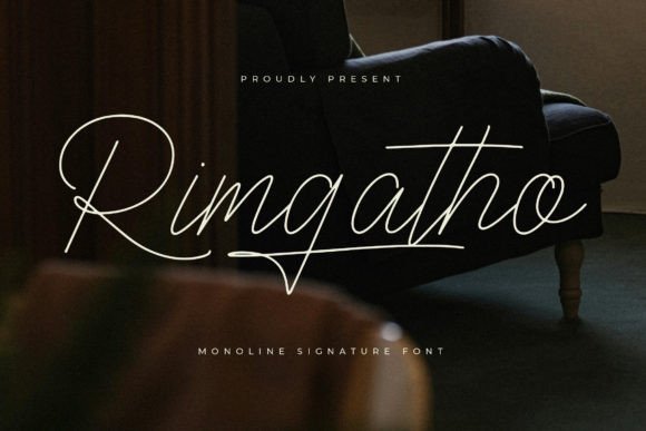 Rimgatho: A Script Font for Elegant Design