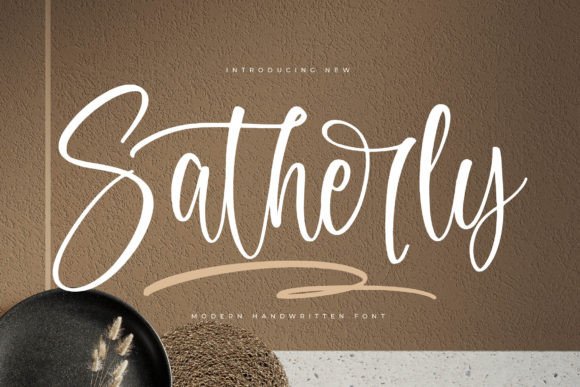 Satherly Font: Modern Handwritten Elegance