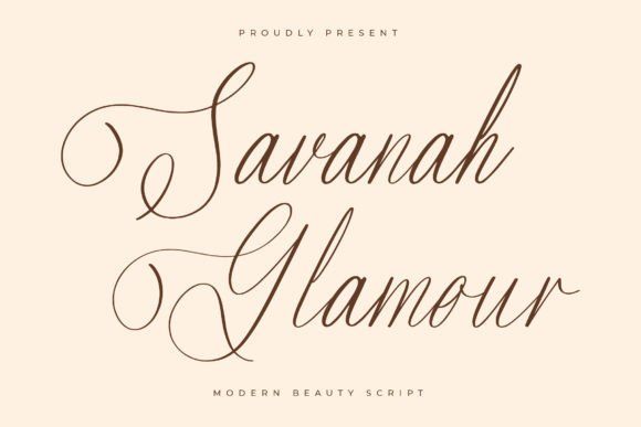 Savanah Glamour Font for Business