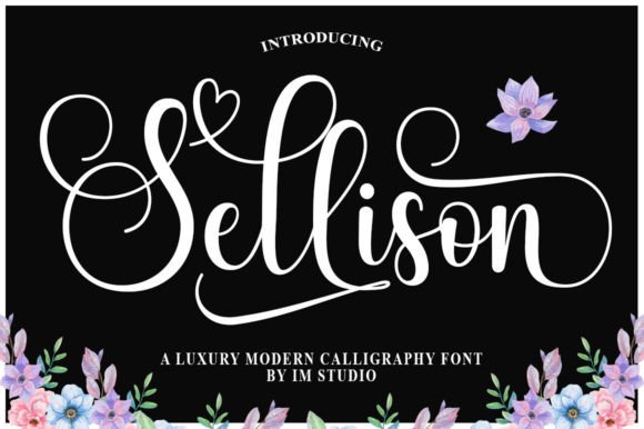 Sellison Font: Elegant Script for Branding