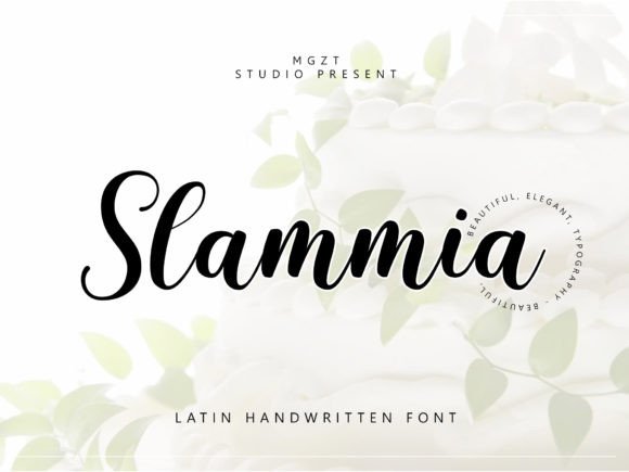 Slammia: A Handwritten Script Font for Elegant Branding
