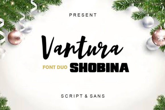 Vantura Shobina Font for Business Branding